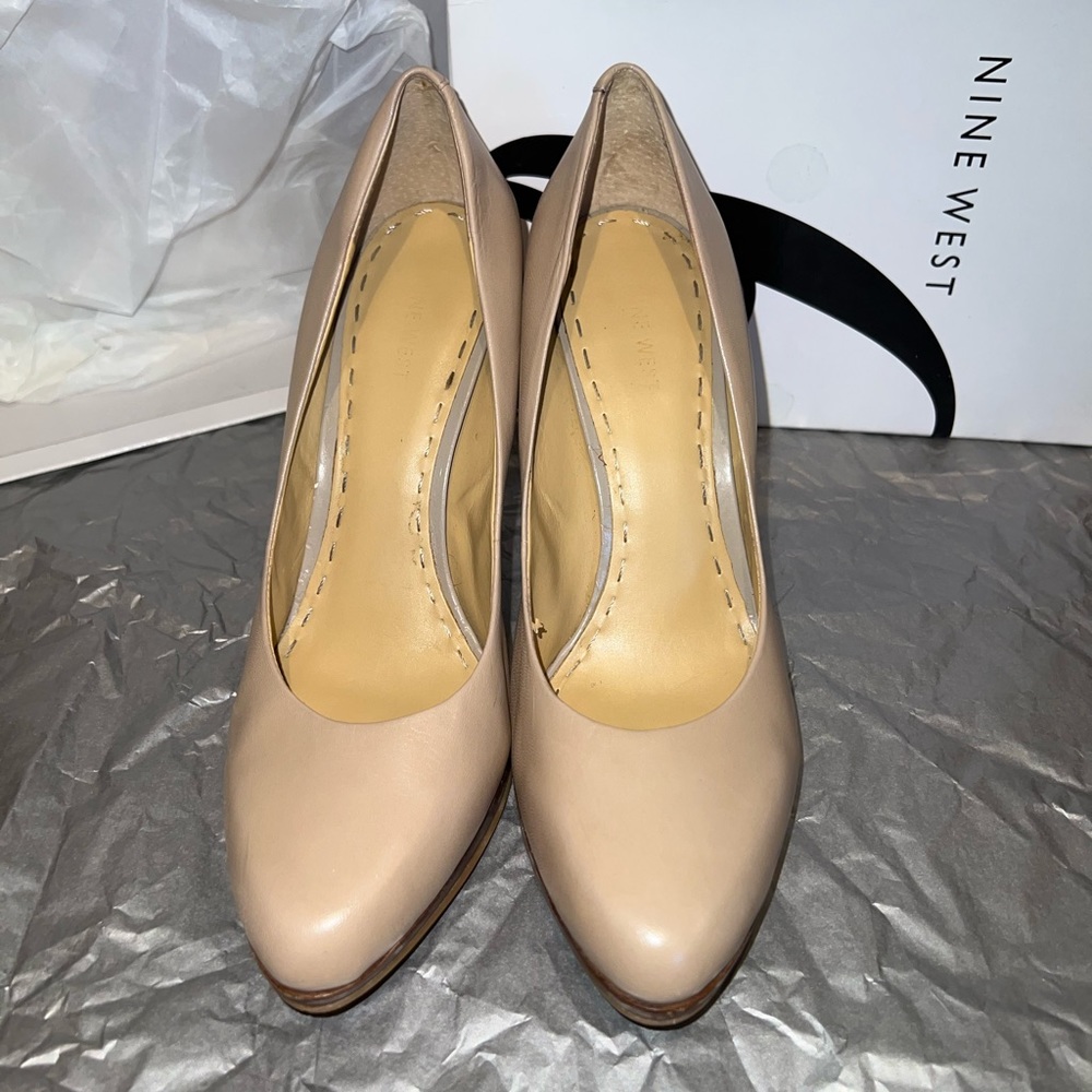 Nine West Tan 4.5” Heels